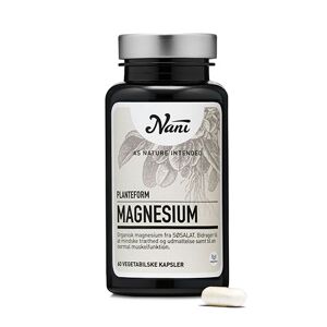 Nani Magnesium fra Naturlig Kilde Øko - 60 Kapslar