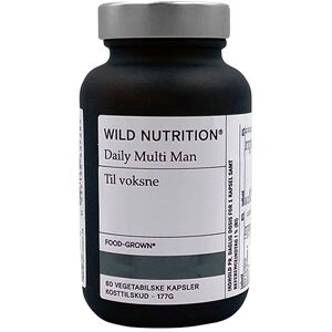 Wild Nutrition Daglig Multi Næringsstoff for MEN - 60 Kapslar