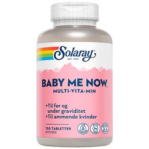 Solaray Baby Me Now Multivitamin - 150 Tabletter