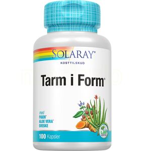 Solaray Tarm i Form - 100 Kapslar