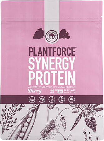 Plantforce Synergy Protein Bær - 400 g