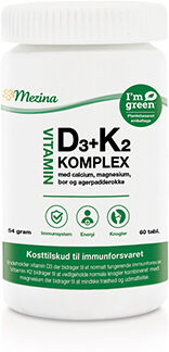 Mezina D3+K2 Komplex - 180 Tabletter