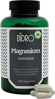 Bidro Magnesium - 180 Kapsler