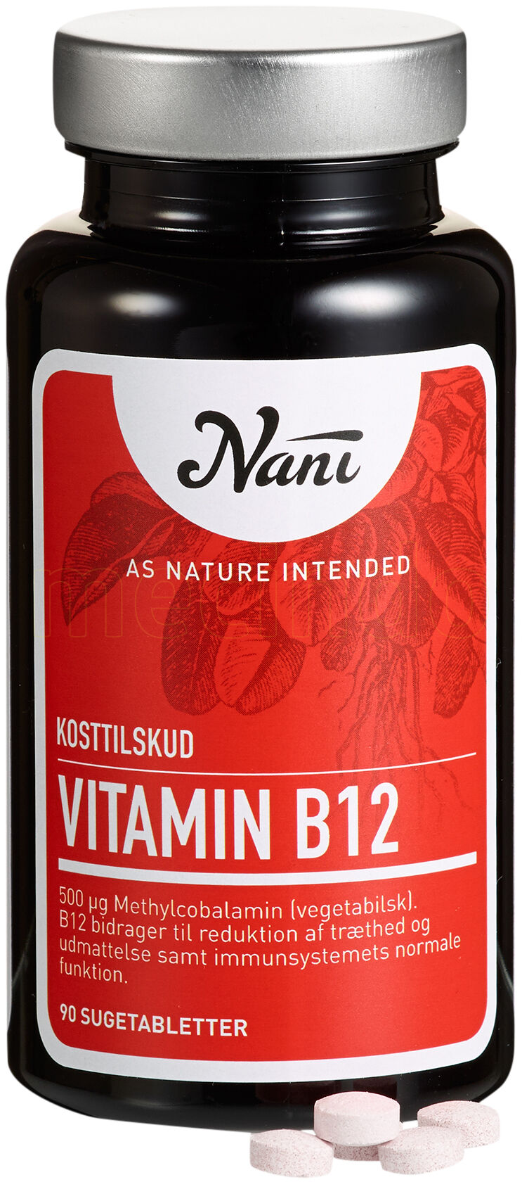 Nani Vitamin B12 - 500 mcg - 90 Tabletter