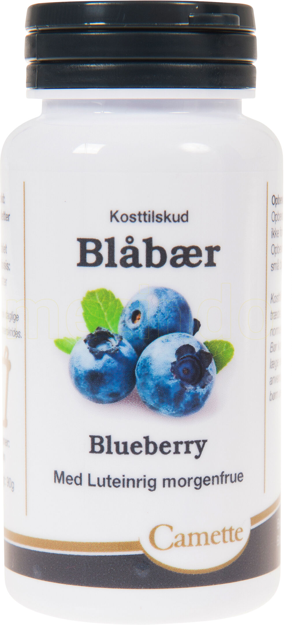 Camette Blåbær m. luteinrig morgenfrue - 120 Tabletter