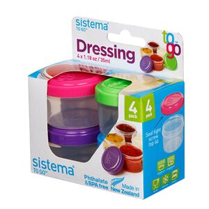 Sistema Dressing To Go Matboks - 4 Stk - 35 ml