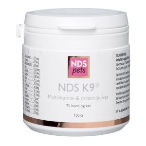 NDS K9 Multivitamin, mineral Hund og Kat - 100 g