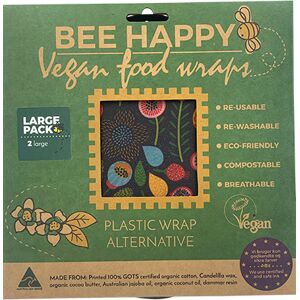 Bee Wrappy Vegan Food Wraps - 2 X Large - 2 Stk