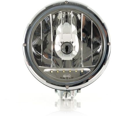 Hella Rallye 3003 Fjernlys Med Led Parklys Og Krom Ring Hella Rallye 3003 Fjernlys Med Led Parklys Og Krom Ring