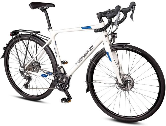 Trenga Sportssykkel Gls 9.0 Randonneur Shimano Grx-810 62cm Sort