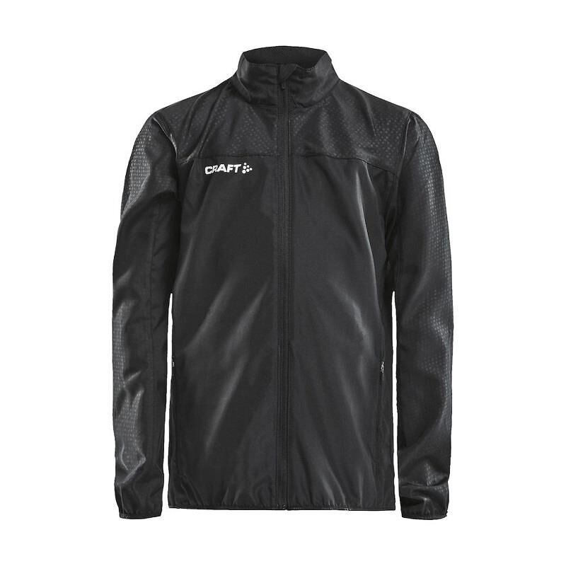 CRAFT Teamwear Rush Wind Jacket Jr Black Tynn Og Lett Vindjakke 146/152