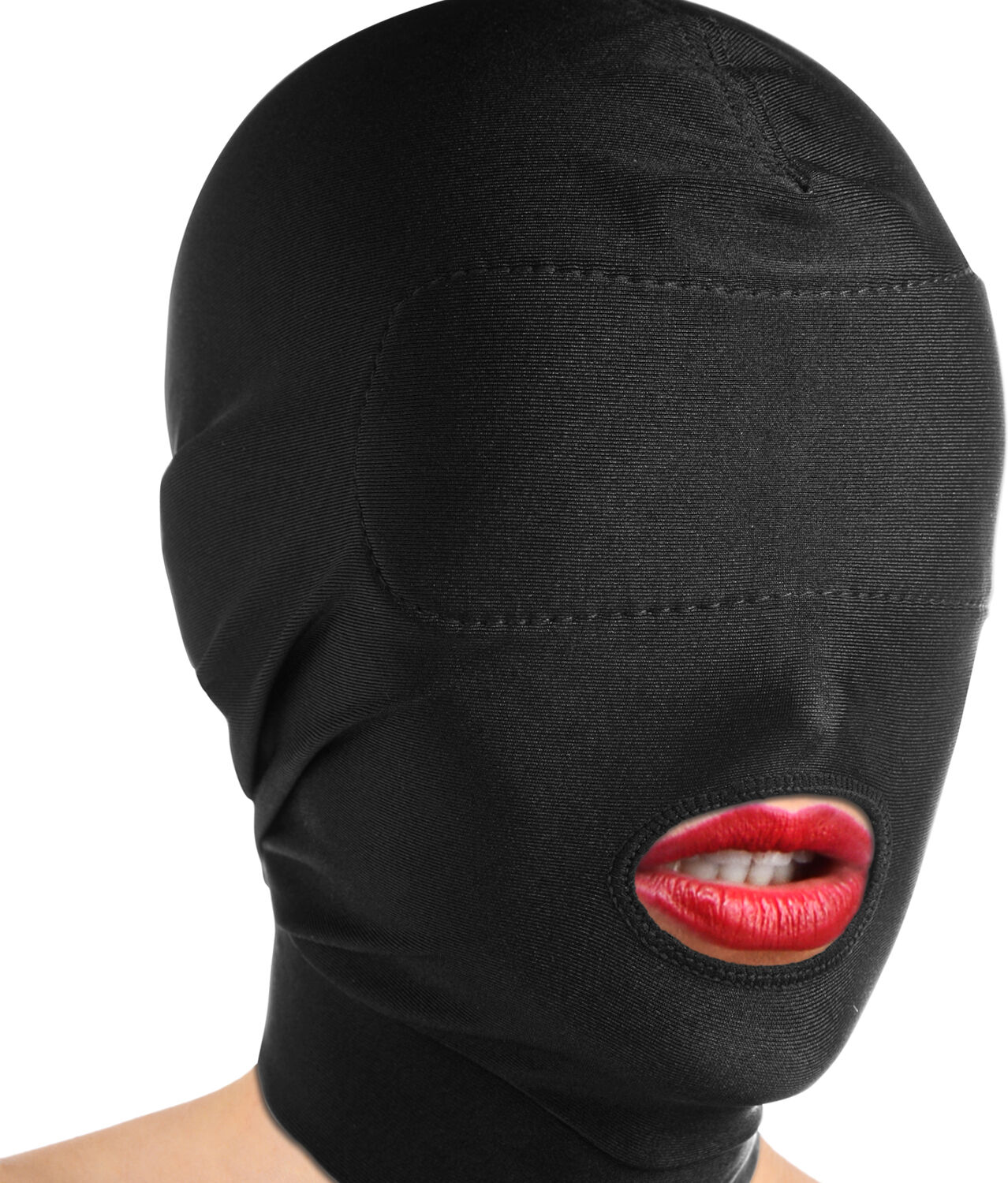 Master Series Disguise Open Mouth Maske med Blindfold