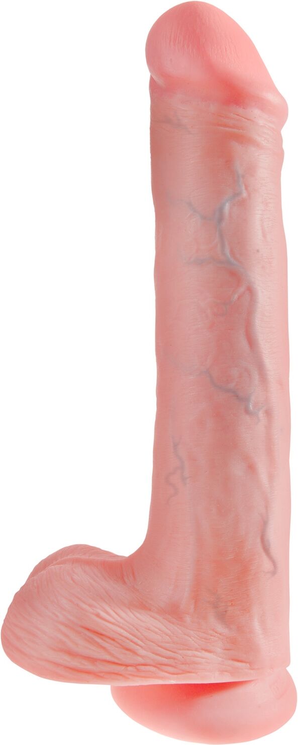 King Cock Realistisk Dildo med Testikler 33 cm