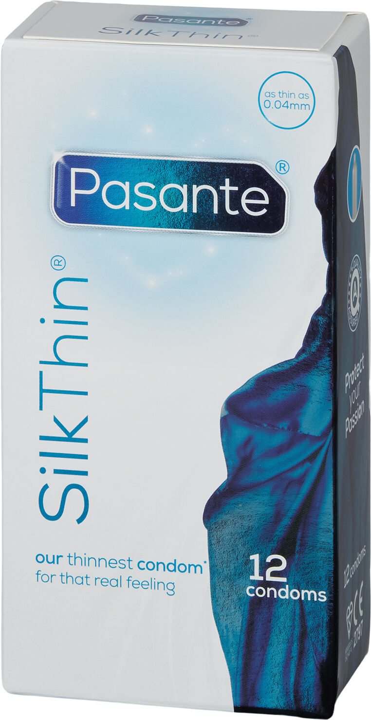 Pasante Silk Thin Kondomer 12 stk