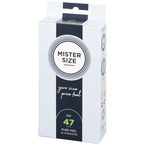Mister Size Pure Feel-kondomer – 10 stk - Klar - XL - Klar