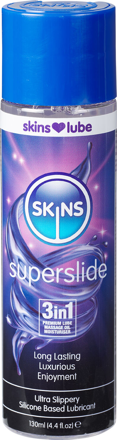 Skins Superslide Silikonbasert Glidemiddel 130 ml