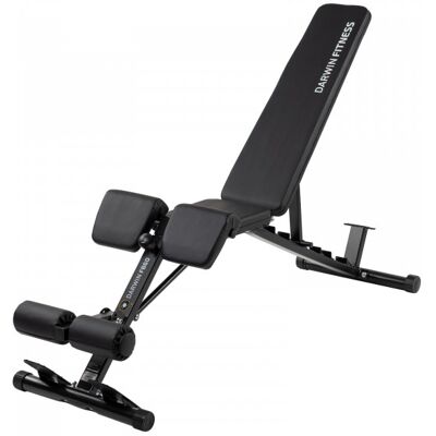 Darwin Fitness Darwin Hantelbank FB60 - Justerbart curlpute, Ryggstøtte, Stålramme - Benker Darwin Fitness Darwin Hantelbank FB60 - Justerbart curlpute, Ryggstøtte, Stålramme - Benker
