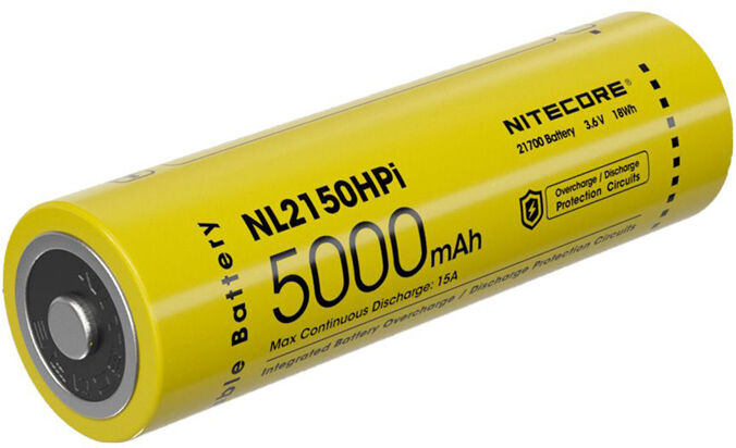 Nitecore Battery 21700 NL2150HPi 5000 mAH Set I