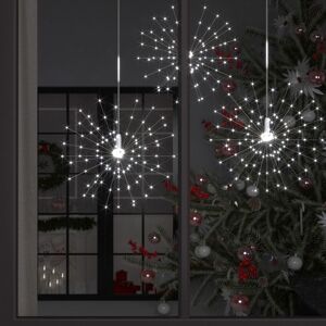 vidaXL Utendørs julelys kinaputt 10 stk kaldhvit 20 cm 1400 lysdioder