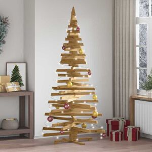 vidaXL Juletre med stativ Brun 210 cm Heltre furu vidaXL Juletre med stativ Brun 210 cm Heltre furu