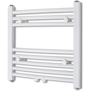 vidaXL Baderomsradiator kurvet 480 x 480 mm