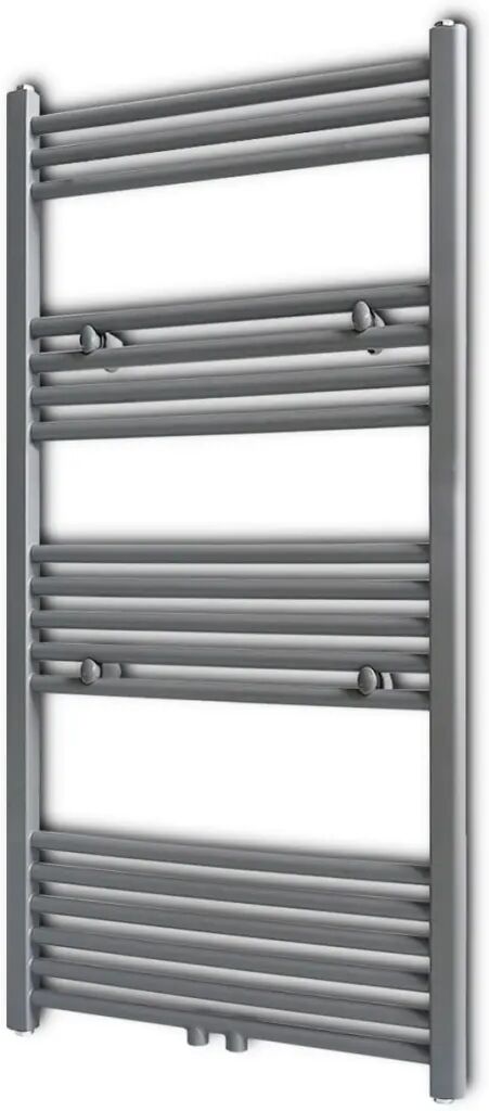 vidaXL Radiator håndklestativ 600x1160 mm grå rett