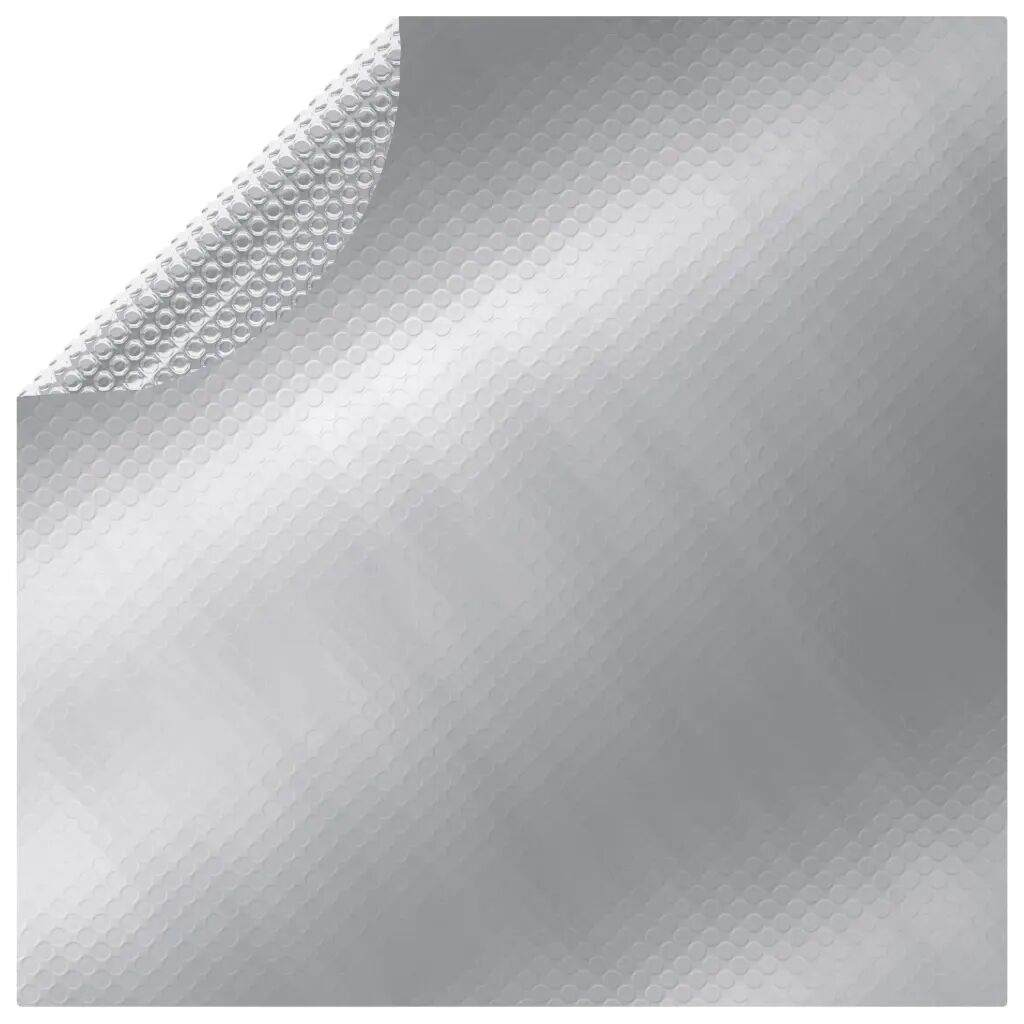 vidaXL Bassengtrekk sølv 455 cm PE