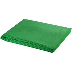 vidaXL Bakteppe bomull grønn 500x300 cm chroma-key