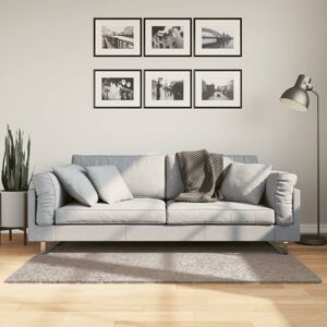 vidaXL Flossteppe med lang luv moderne beige 80x150 cm