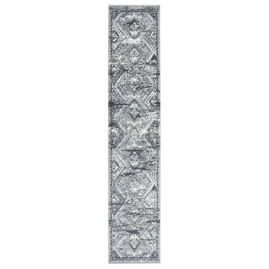 vidaXL Teppeløper BCF orientalsk grå 80x450 cm
