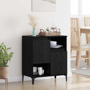 vidaXL Serviesskap Svart eik 60 x 35 x 70 cm Konstruert tre vidaXL Serviesskap Svart eik 60 x 35 x 70 cm Konstruert tre