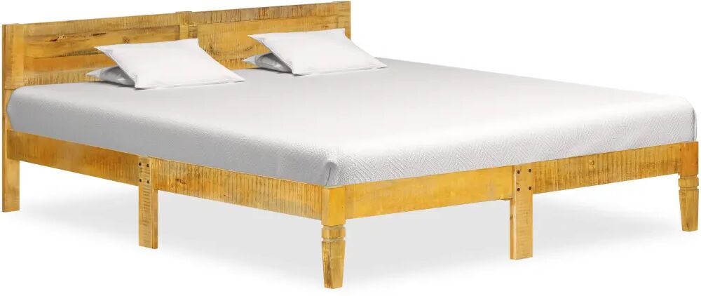 vidaXL Sengeramme heltre mango 160 cm