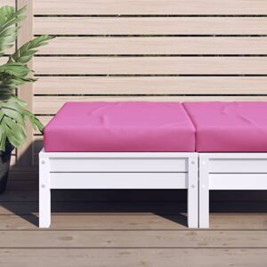 vidaXL Pallepute rosa 60x60x8 cm oxford stoff