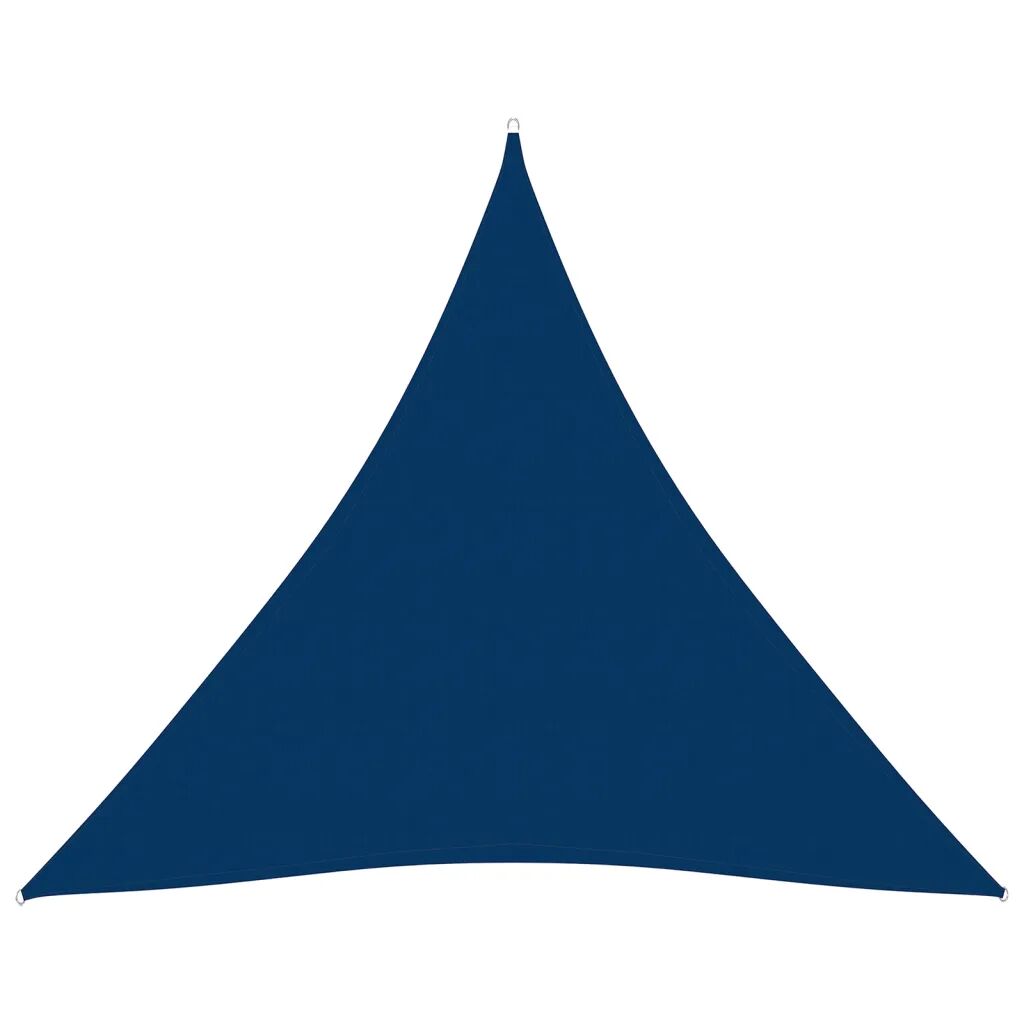 vidaXL Solseil oxfordstoff trekantet 4x4x4 m blå