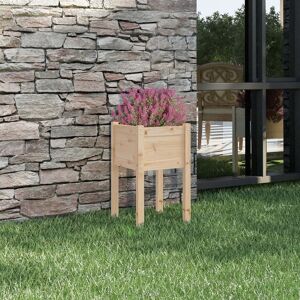 vidaXL Plantekasse 40x40x70 cm heltre furu