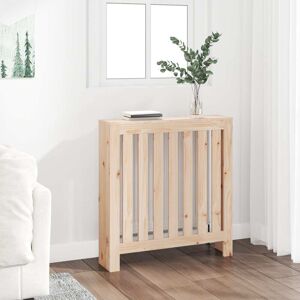 vidaXL Radiatordeksel 79,5x19x84 cm heltre furu