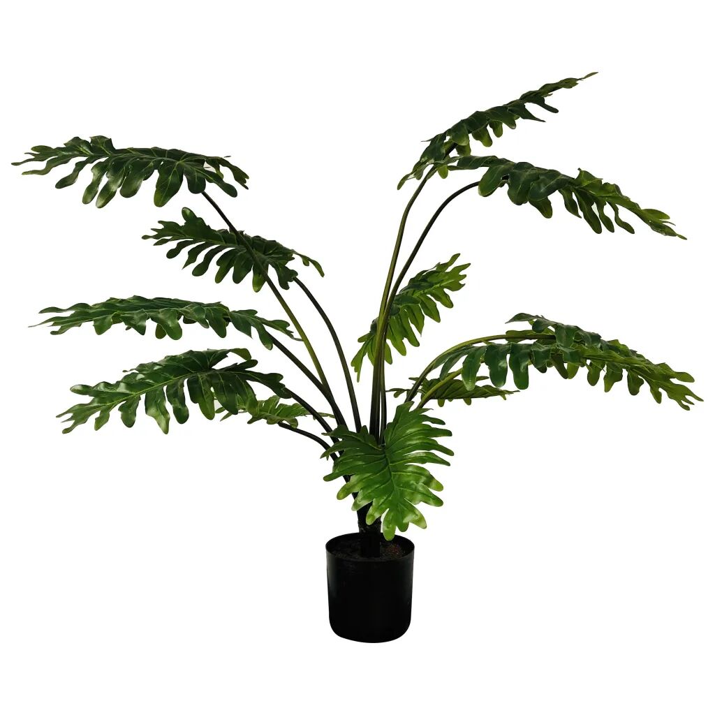 Emerald Kunstig plante Philodendron med potte 80 cm