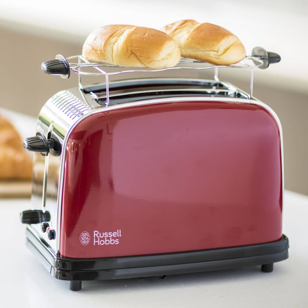 Russell Hobbs Brødrister Colours Plus flammerød 1670 W