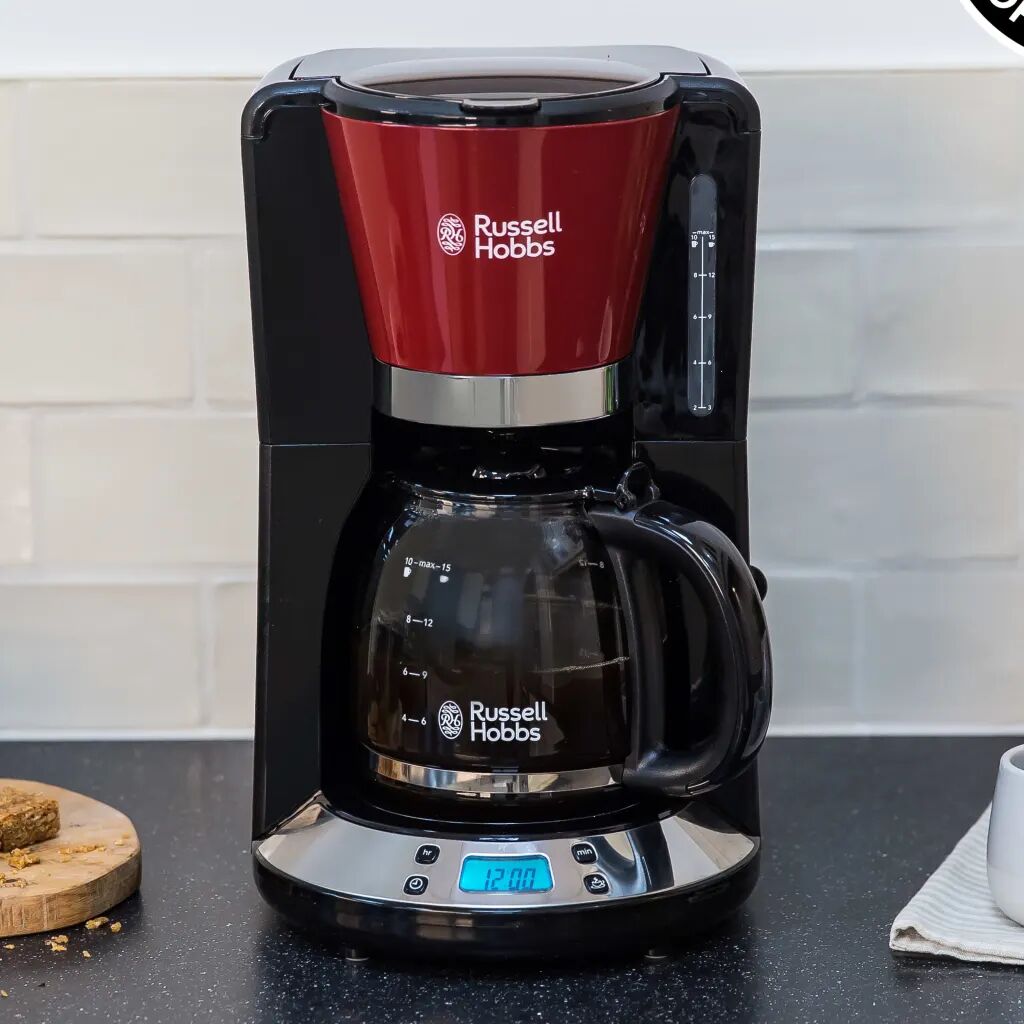 Russell Hobbs Kaffemaskin Colours Plus flammerød 1100 W 1,25 L