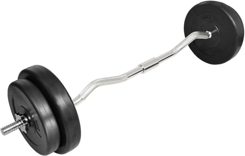 vidaXL Curl-stang med vekter 30 kg