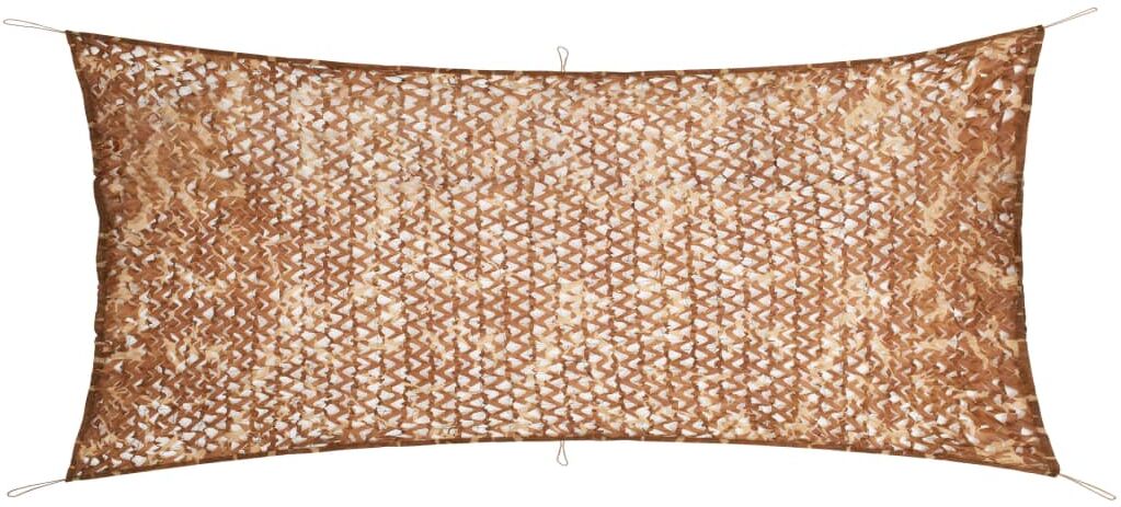 vidaXL Kamuflasjenett med oppbevaringspose 1,5x6 m beige