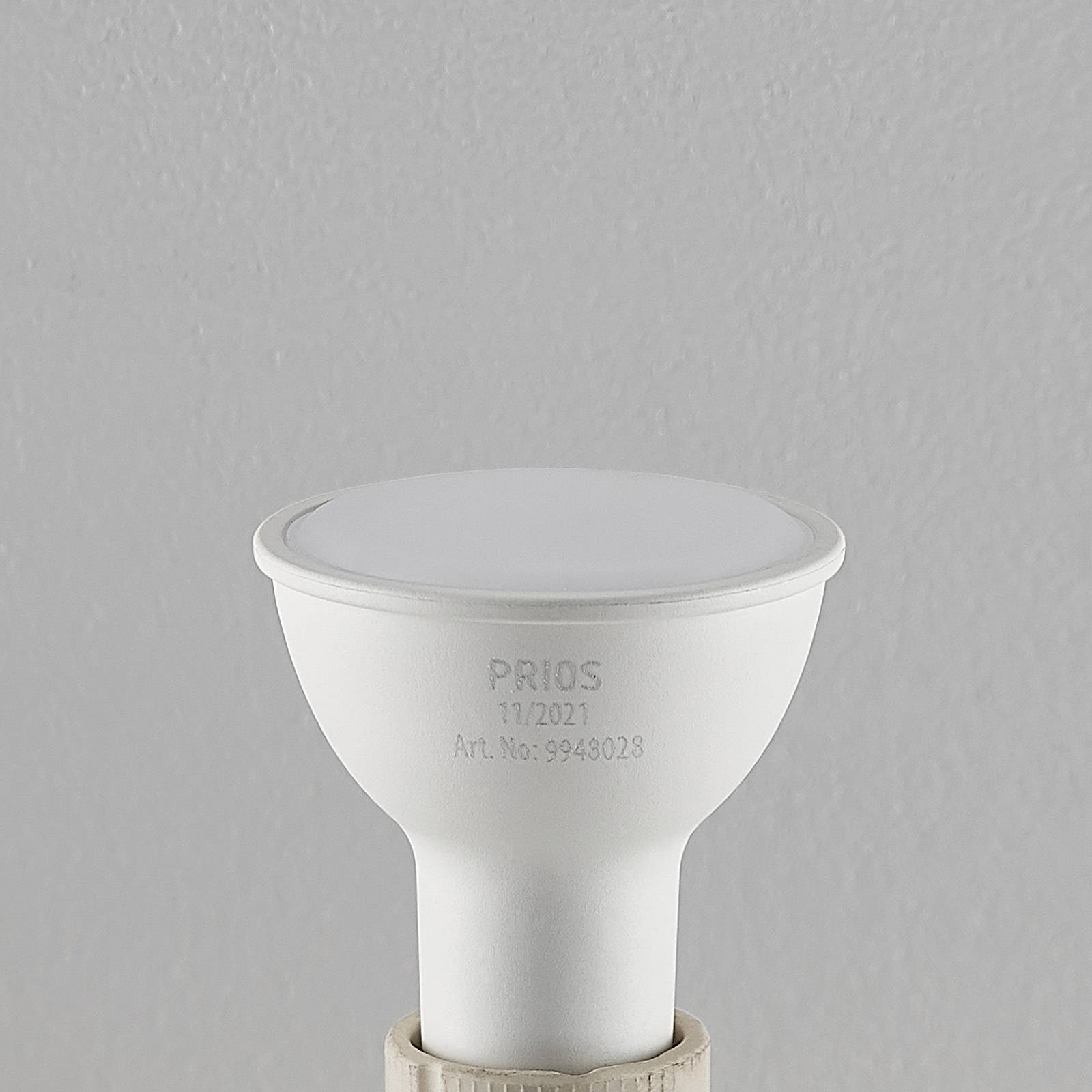 PRIOS LED-reflektor GU10 5W 3 000 K 120°