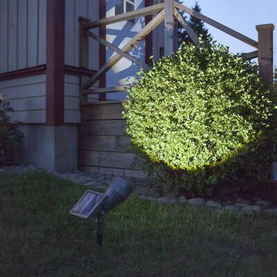 STAR TRADING LED-solcellelampe Powerspot, justerbart panel Powerspot, Sort, Kunststoff, Utendørs spotter / jordspyd STAR TRADING LED-solcellelampe Powerspot, justerbart panel Powerspot, Sort, Kunststoff, Utendørs spotter / jordspyd