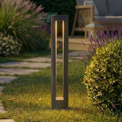 LED-gatebelysning Soriq Lindby, Sort, Aluminium, Moderne LED-gatebelysning Soriq Lindby, Sort, Aluminium, Moderne