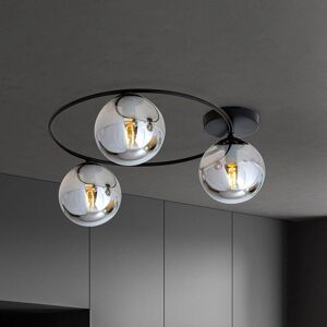 Taklampe Ascella Euluna, dimbar, Sort, Stue / spisestue, Metall, Moderne Taklampe Ascella Euluna, dimbar, Sort, Stue / spisestue, Metall, Moderne