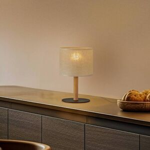 Bordlampe Deva Nature, tekstil, tre Nature TK Lighting, Lyst tre , Stue / spisestue, Tre, Skandinavisk Bordlampe Deva Nature, tekstil, tre Nature TK Lighting, Lyst tre , Stue / spisestue, Tre, Skandinavisk