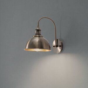 Vegglampe Saglam, gammel messing, høyde 36 cm, metall Saglam Opviq, dimbar, Messing / gull, Stue / spisestue, Metall Vegglampe Saglam, gammel messing, høyde 36 cm, metall Saglam Opviq, dimbar, Messing / gull, Stue / spisestue, Metall