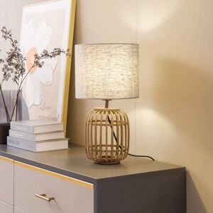 Nattbordslampe Marzanna Lindby, Lyst tre , Stue / spisestue, Tekstil / stoff / silke, Herregård / rustikk Nattbordslampe Marzanna Lindby, Lyst tre , Stue / spisestue, Tekstil / stoff / silke, Herregård / rustikk