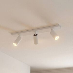 Arcchio downlight Brinja Slim, hvit, 3 lyskilder, GU10 MR11 Slim Arcchio, dimbar, Hvit / opal, Gangområde, Aluminium, Moderne Arcchio downlight Brinja Slim, hvit, 3 lyskilder, GU10 MR11 Slim Arcchio, dimbar, Hvit / opal, Gangområde, Aluminium, Moderne