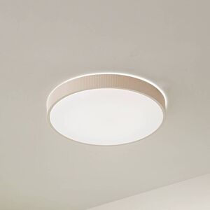 LED-taklampe Zylo Lindby, dimbar, Krem / amber, Stue / spisestue, Kunststoff LED-taklampe Zylo Lindby, dimbar, Krem / amber, Stue / spisestue, Kunststoff